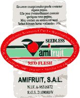 Amifruit, red fresh seedless
