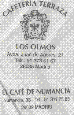 Cafetería Los Olmos
