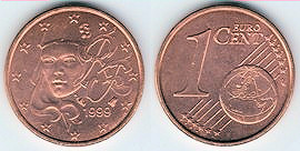 Francia 1 Cent