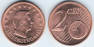 Luxemburgo 2 cent