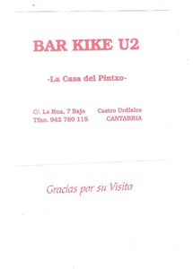 Bar KIke U2
