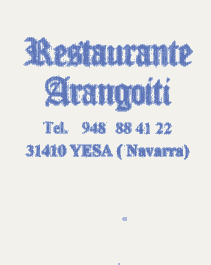 Restaurante Arangoiti