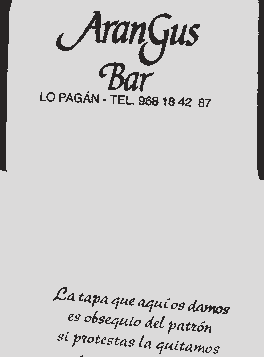 Arangus bar