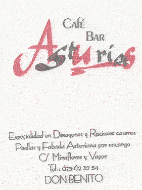 Café bar Asturias