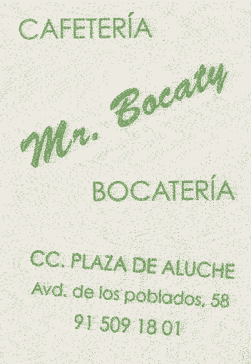 Cafetería MR. Bocaty
