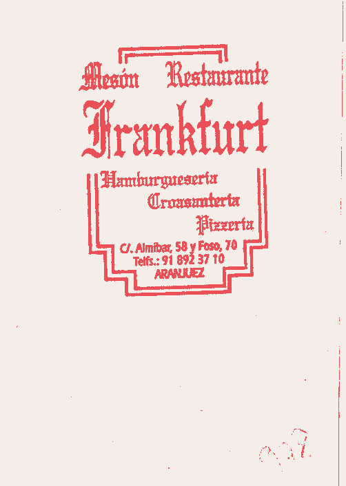 Restaurante Frankfurt