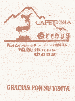 Cafetería Gredos