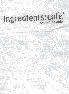 ingredients café