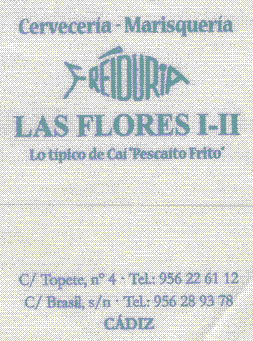 Cervecería Marisquería Las Flores I-II