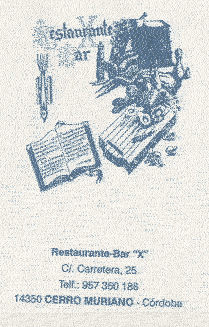 Restaurante bar X