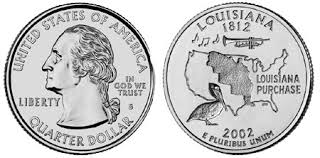 Quarter dollar Loussiana