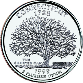 Quarter dollar Connecticut