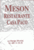 Mesón Restaurante Casa Paco