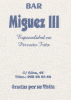 Bar Miguez III